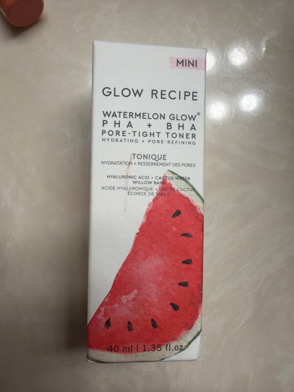 Glow Recipe Watermelon Glow PHA BHA Pore-Tight Toner Mini 40ml New